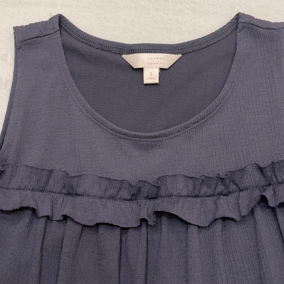 LC Lauren Conrad Ruffle Cold-Shoulder Dress - Picture 8 of 10